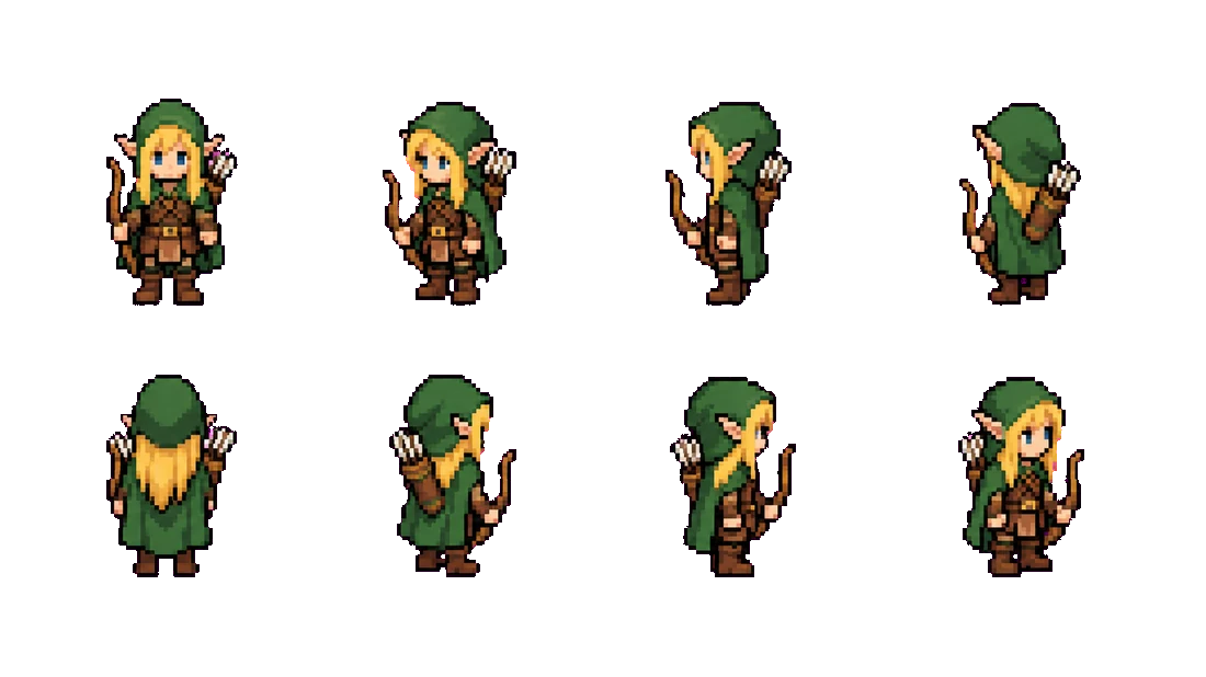 Character sheet: Elf archer