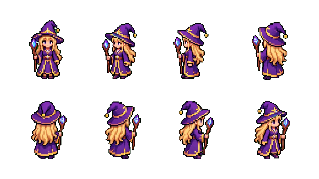 Character sheet: Mage girl