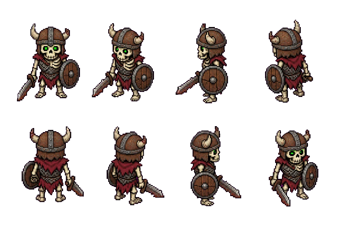 Character sheet: Skeleton warrior