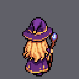 Mage girl: walk up